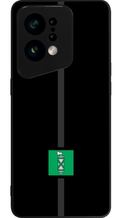 OPPO Find X5 Case Hülle - Silikon schwarz Kanton SG schwarz