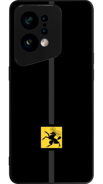 OPPO Find X5 Case Hülle - Silikon schwarz Kanton SH schwarz