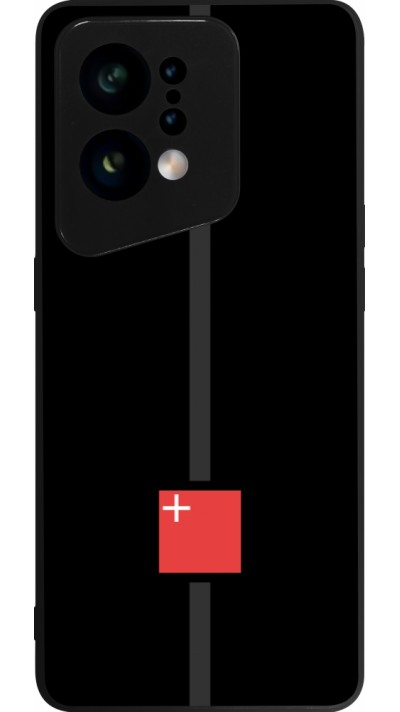 OPPO Find X5 Case Hülle - Silikon schwarz Kanton SZ schwarz