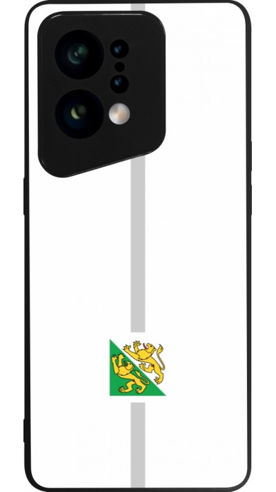 OPPO Find X5 Case Hülle - Silikon schwarz Kanton TG weiss