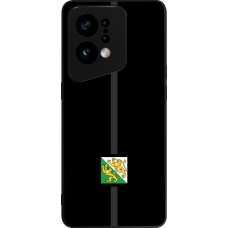 OPPO Find X5 Case Hülle - Silikon schwarz Kanton TG schwarz