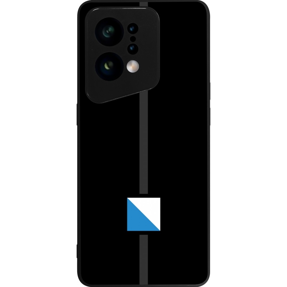 OPPO Find X5 Case Hülle - Silikon schwarz Kanton ZH schwarz