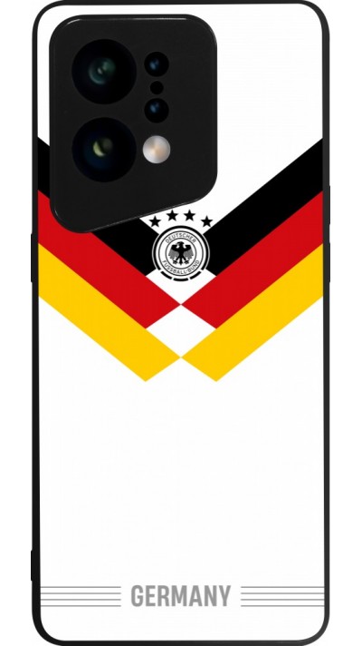 OPPO Find X5 Case Hülle - Silikon schwarz Deutschland 2026 personalisierbares Fussballtrikot