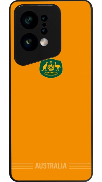 OPPO Find X5 Case Hülle - Silikon schwarz Australien 2026 personalisierbares Fussballtrikot