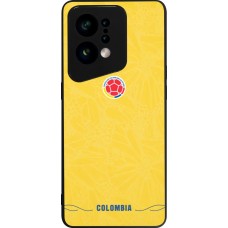 OPPO Find X5 Case Hülle - Silikon schwarz Kolumbien 2026 personalisierbares Fussballtrikot