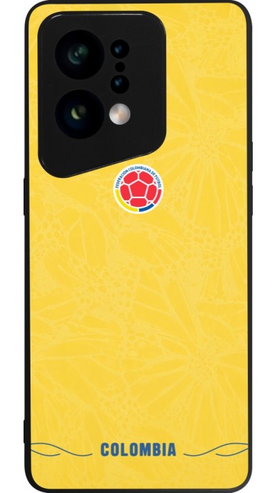 OPPO Find X5 Case Hülle - Silikon schwarz Kolumbien 2026 personalisierbares Fussballtrikot