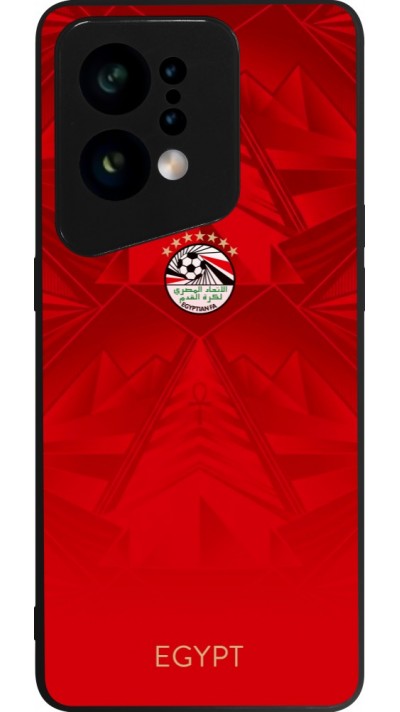 OPPO Find X5 Case Hülle - Silikon schwarz Ägypten 2026 personalisierbares Fussballtrikot