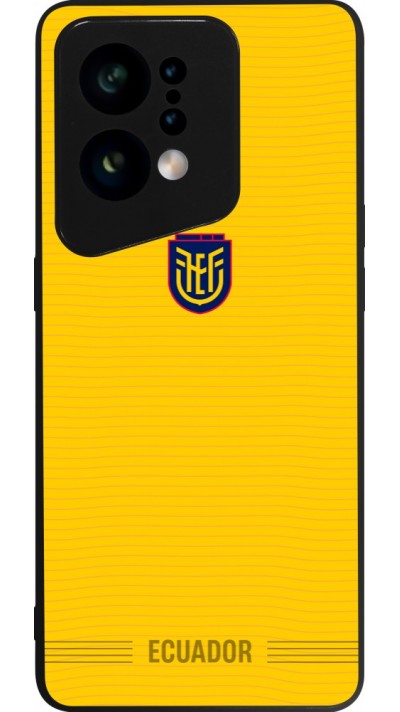 OPPO Find X5 Case Hülle - Silikon schwarz Ecuador 2026 personalisierbares Fussballtrikot