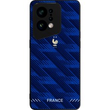 OPPO Find X5 Case Hülle - Silikon schwarz Frankreich 2026 personalisierbares Fussballtrikot