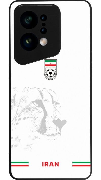 OPPO Find X5 Case Hülle - Silikon schwarz Iran 2026 personalisierbares Fussballtrikot