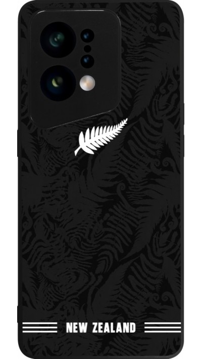 OPPO Find X5 Case Hülle - Silikon schwarz Neuseeland 2026 personalisierbares Fussballtrikot