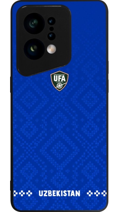 OPPO Find X5 Case Hülle - Silikon schwarz Usbekistan 2026 personalisierbares Fussballtrikot