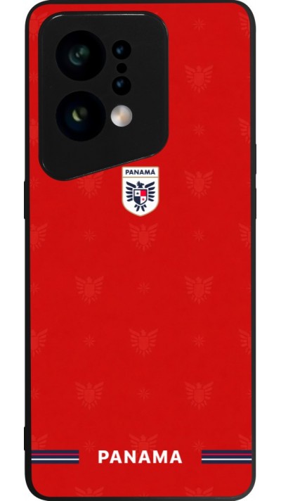 OPPO Find X5 Case Hülle - Silikon schwarz Panama 2026 personalisierbares Fussballtrikot