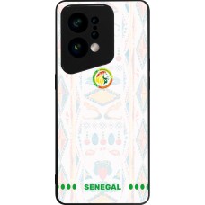 OPPO Find X5 Case Hülle - Silikon schwarz Senegal 2026 personalisierbares Fussballtrikot