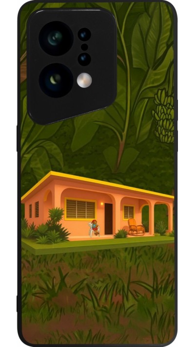 Coque OPPO Find X5 - Silicone rigide noir Benitos house DTMF