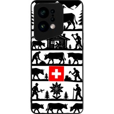 OPPO Find X5 Case Hülle - Silikon schwarz Poya Schweiz 1