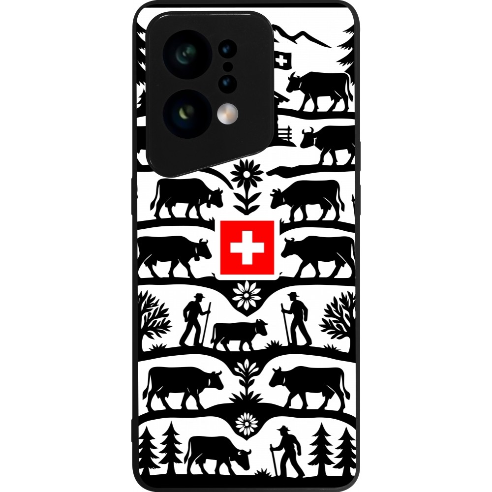 OPPO Find X5 Case Hülle - Silikon schwarz Poya Schweiz 3