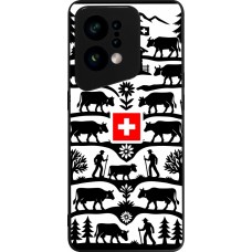 OPPO Find X5 Case Hülle - Silikon schwarz Poya Schweiz 3