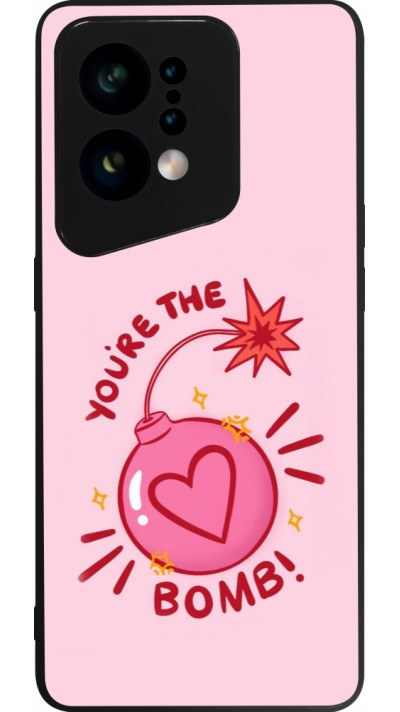 Coque OPPO Find X5 - Silicone rigide noir Saint Valentines Day 26 You are the bomb
