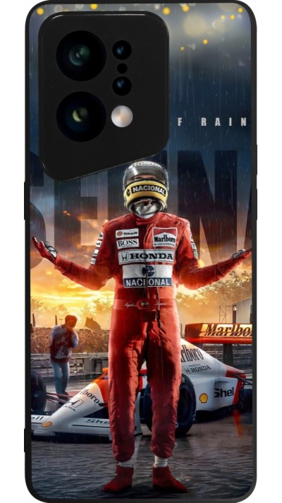 Coque OPPO Find X5 - Silicone rigide noir Senna The King of Rain