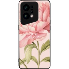 OPPO Find X5 Case Hülle - Silikon schwarz Just Bloom Spring 2026