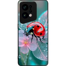 OPPO Find X5 Case Hülle - Silikon schwarz Ladybird in bloom Spring 2026