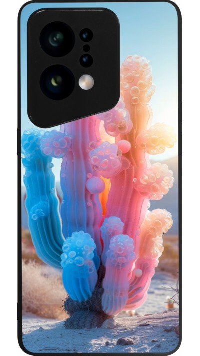 OPPO Find X5 Case Hülle - Silikon schwarz Artificial vegetation 2025