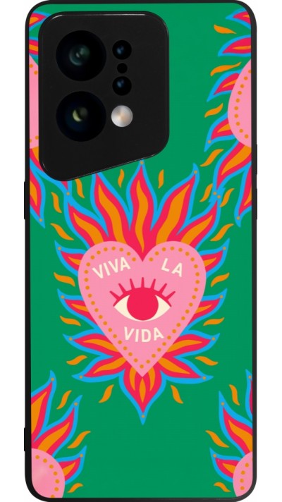 OPPO Find X5 Case Hülle - Silikon schwarz Viva la vida 2026