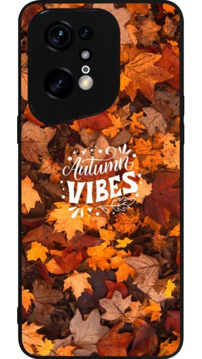OPPO Find X5 Pro Case Hülle - Silikon schwarz Autumn 25 Autumn vibes