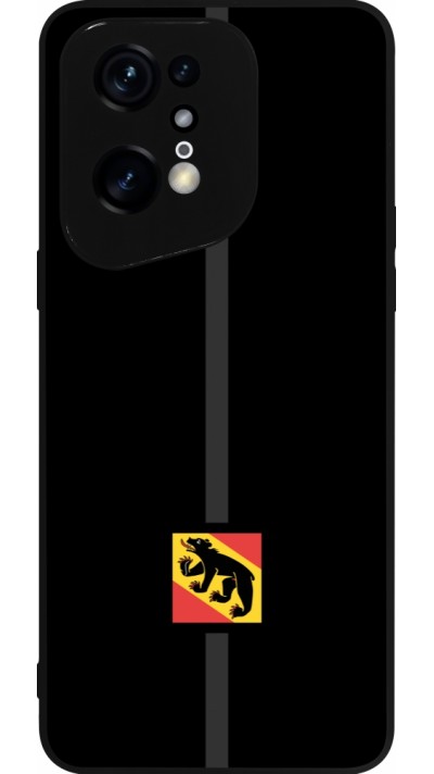 Coque OPPO Find X5 Pro - Silicone rigide noir Canton BE noir