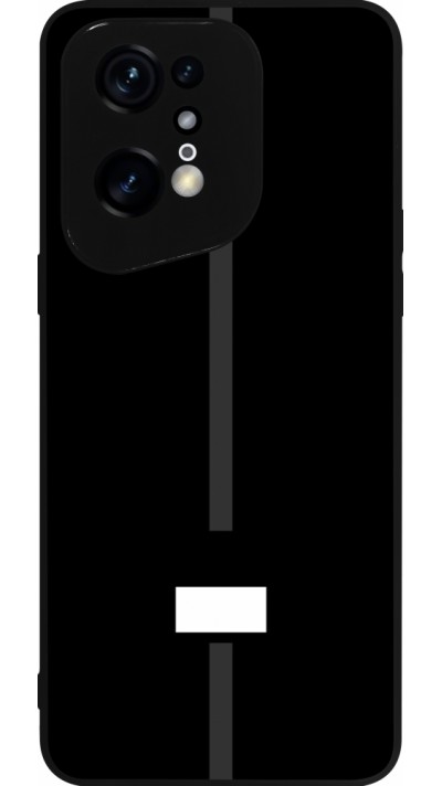 Coque OPPO Find X5 Pro - Silicone rigide noir Canton FR noir