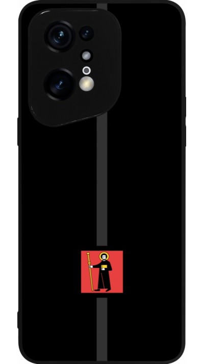 Coque OPPO Find X5 Pro - Silicone rigide noir Canton GL noir
