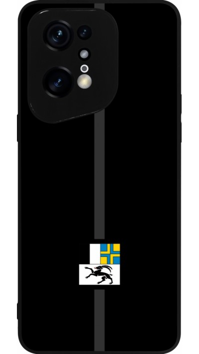 Coque OPPO Find X5 Pro - Silicone rigide noir Canton GR noir