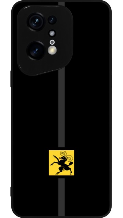 Coque OPPO Find X5 Pro - Silicone rigide noir Canton SH noir