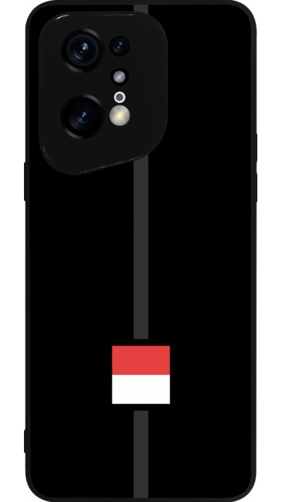 Coque OPPO Find X5 Pro - Silicone rigide noir Canton SO noir
