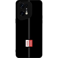 OPPO Find X5 Pro Case Hülle - Silikon schwarz Kanton VS schwarz