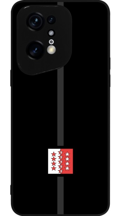 Coque OPPO Find X5 Pro - Silicone rigide noir Canton VS noir