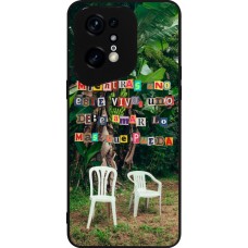 OPPO Find X5 Pro Case Hülle - Silikon schwarz Chairs DTMF