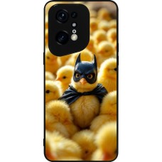 OPPO Find X5 Pro Case Hülle - Silikon schwarz Easter 2026 Chicken Batman