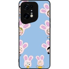 OPPO Find X5 Pro Case Hülle - Silikon schwarz Easter 2026 Snoopy