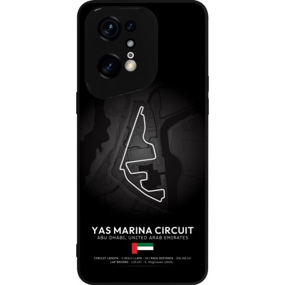 OPPO Find X5 Pro Case Hülle - Silikon schwarz F1 Track 2025 Abu Dhabi