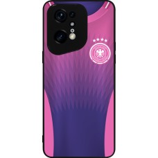 OPPO Find X5 Pro Case Hülle - Silikon schwarz Deutschland Away personalisierbares Fussballtrikot