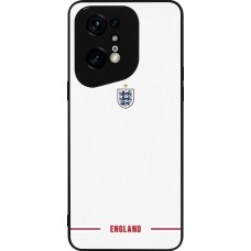 OPPO Find X5 Pro Case Hülle - Silikon schwarz England 2026 personalisierbares Fussballtrikot