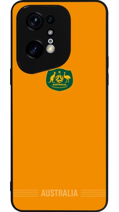 OPPO Find X5 Pro Case Hülle - Silikon schwarz Australien 2026 personalisierbares Fussballtrikot