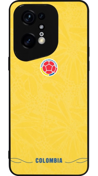 OPPO Find X5 Pro Case Hülle - Silikon schwarz Kolumbien 2026 personalisierbares Fussballtrikot