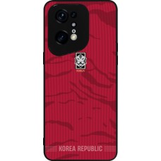 OPPO Find X5 Pro Case Hülle - Silikon schwarz Südkorea 2026 personalisierbares Fussballtrikot