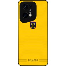 OPPO Find X5 Pro Case Hülle - Silikon schwarz Ecuador 2026 personalisierbares Fussballtrikot