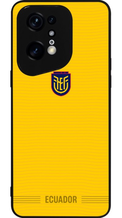 OPPO Find X5 Pro Case Hülle - Silikon schwarz Ecuador 2026 personalisierbares Fussballtrikot