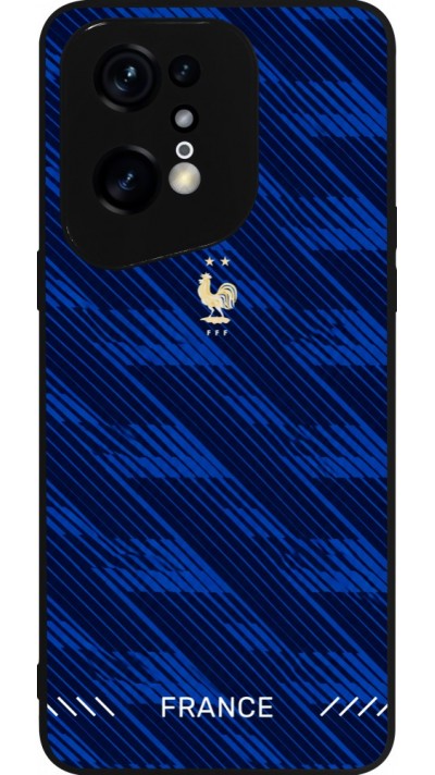OPPO Find X5 Pro Case Hülle - Silikon schwarz Frankreich 2026 personalisierbares Fussballtrikot