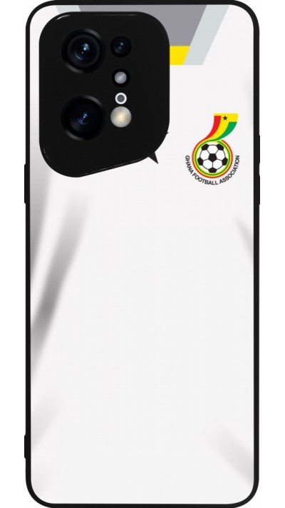 OPPO Find X5 Pro Case Hülle - Silikon schwarz Ghana 2022 personalisierbares Fussballtrikot